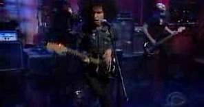 At the Drive-In - "One-Armed Scissor" LIVE on the Late Show