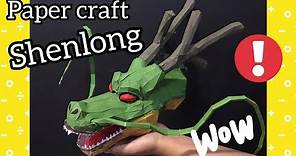Shenlong de paper craft | dragón ball Z decoración DIY