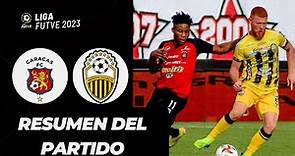 RESUMEN CARACAS FC VS DEPORTIVO TÁCHIRA FC | JORNADA 20 Liga Futve | Mundo Futve 🏆