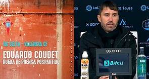 Rueda de prensa de Eduardo Coudet tras el RC Celta - Valencia CF (1-2)
