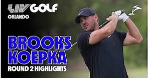 Brooks Koepka Round 2 Leader Highlights | LIV Golf Orlando