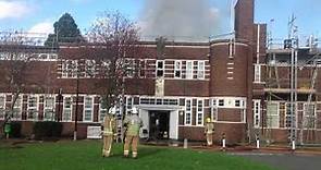 Fire at Higham Lane School