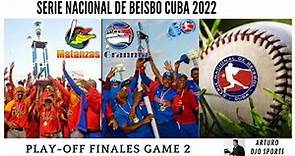 SERIE Nacional de BEISBOL Cuba 2022, PLAY OFF 2do Juego