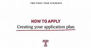 How to Apply to Temple University