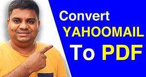 How to Save Yahoo Email as PDF to Computer or Flash Drive