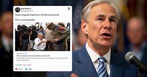 Greg Abbott Rages At Texas Being Stripped Of Powers: 'Unacceptable'