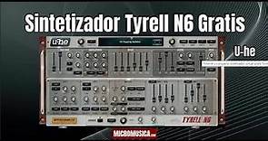 Demostración del sintetizador virtual Tyrell N6 | descárgalo ahora mismo gratis una verdadera joya .