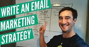 Write An Email Marketing Strategy | The 3 Strategies