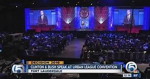 Presidential candidates speak at Urban League conference in Fort Laudedale