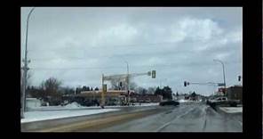 Drive through Dickinson, North Dakota - Bakken Oil City
