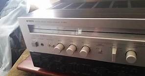 Vintage Yamaha natural sound stereo receiver r300 aluminum silverface