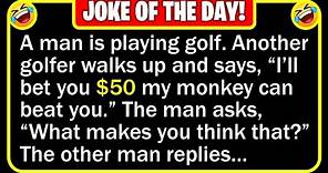 🤣 BEST JOKE OF THE DAY! - A man goes to a golf course, and tells the... | Funny Daily Jokes