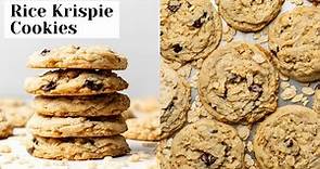 Rice Krispie Cookies (20 Minute Recipe!)