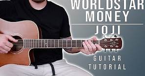 How to Play "WORLD$TAR MONEY" by Joji on Guitar for Beginners *EASY CHORDS*