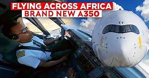 Flying Ethiopian Airlines A350 New Business Class Across Africa