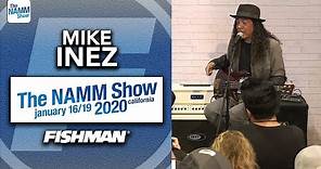 Mike Inez - live at The NAMM Show 2020 - Fishman Fluence