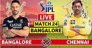 Royal Challengers Bangalore vs Chennai Super Kings Live | RCB vs CSK Live Scores & Commentary