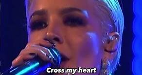 Halsey - performs “him and I” (short) {only h part)