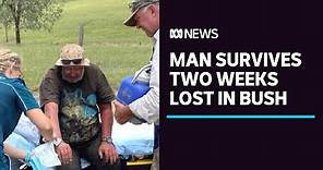 Robert Weber was lost in bushland for 18 days. He reveals how he survived | ABC News