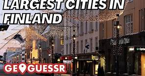 What are Finland's Largest Cities? American locates 5 Finnish Cities | GeoGuessr