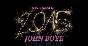 JOHN BOYE "2015"