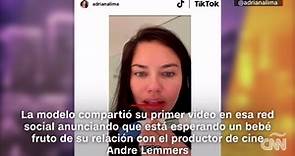 Adriana Lima confirma embarazo junto con su pareja, el productor de cine Andre Lemmers
