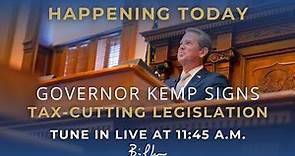 Governor Brian P. Kemp Signs Historic Tax Cut Package Into Law