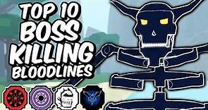 Top 10 BEST Shinobi Life 2 Bloodlines for NEW PVE!