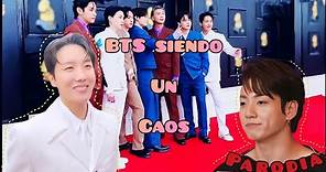 BTS siendo un CAOS en la Alfombra Roja | PARODIA |