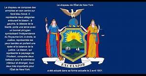Le drapeau de etat de New York