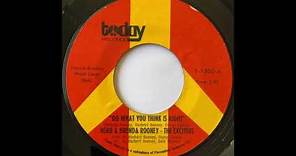 Herb & Brenda Rooney, The Exciters - Do What You Think Is Right
