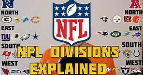 NFL Divisions Explained! American Football Basics