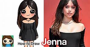 How to Draw Jenna Ortega
