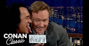 Gene Simmons Shows Off His Iconic Tongue | Late Night with Conan O’Brien