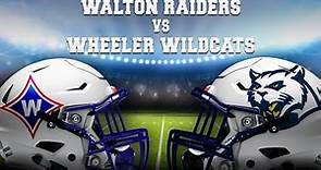Walton Raiders vs Wheeler High School Football