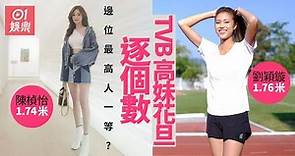 劉穎鏇1.76米都未算最高 盤點無綫高妹花旦邊個先係冠軍？