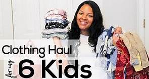 Clothing Haul for my 6 Kids | Back to School | How I Do It