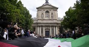 Más protestas propalestinas universitarias contra la guerra en Gaza