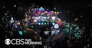 Holiday light display holding Guinness World Record becomes symbol of a dad's love