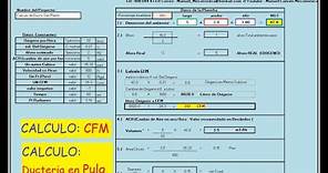 calculadora para DUCTOS HVAC y CFM