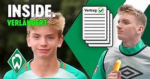 Nick Woltemade verlängert | WERDER.TV Inside vor FC Augsburg