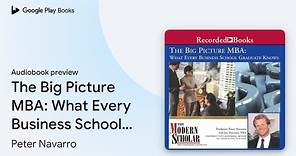 The Big Picture MBA: What Every Business School… by Peter Navarro · Audiobook preview