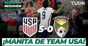 Resumen y goles | Estados Unidos 5-0 Granada | Nations League 2022 | TUDN