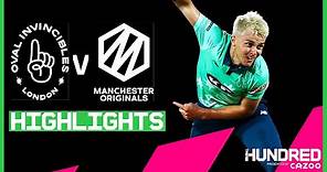 Another Electric Opener! | Oval Invincibles vs Manchester Originals - Highlights | The Hundred 2021