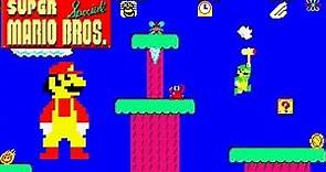 Sharp X1 Game: Super Mario Bros. Special (1986 Hudson Soft)