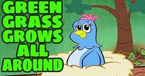 Green Grass Grows All Around - Children's Song with Lyrics - Kids Songs by The Learning Station
