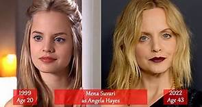 American Beauty the Cast from 1999 to 2022 - Then and now