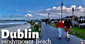 Sandymount Beach| Dublin Ireland | 4K Walking tour| Travel with Atiq