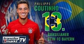 Coutinho Bayerns 13. Brasilianer – So schlugen sich seine Vorgänger | TRANSFERMARKT
