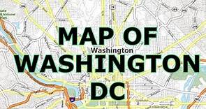 MAP OF WASHINGTON DC